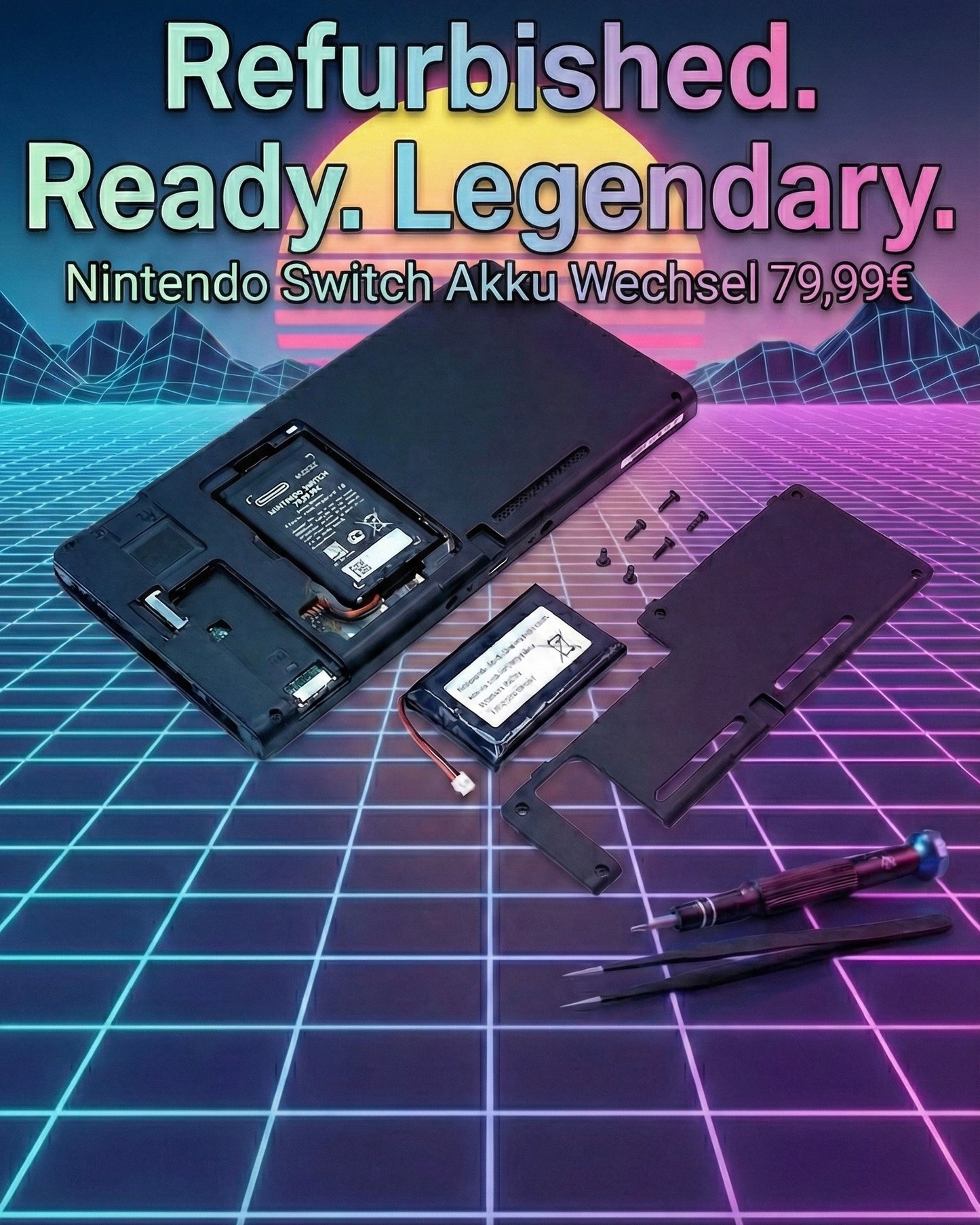 Nintendo Switch Akku-Austausch Service – Volle Power für deine Konsole