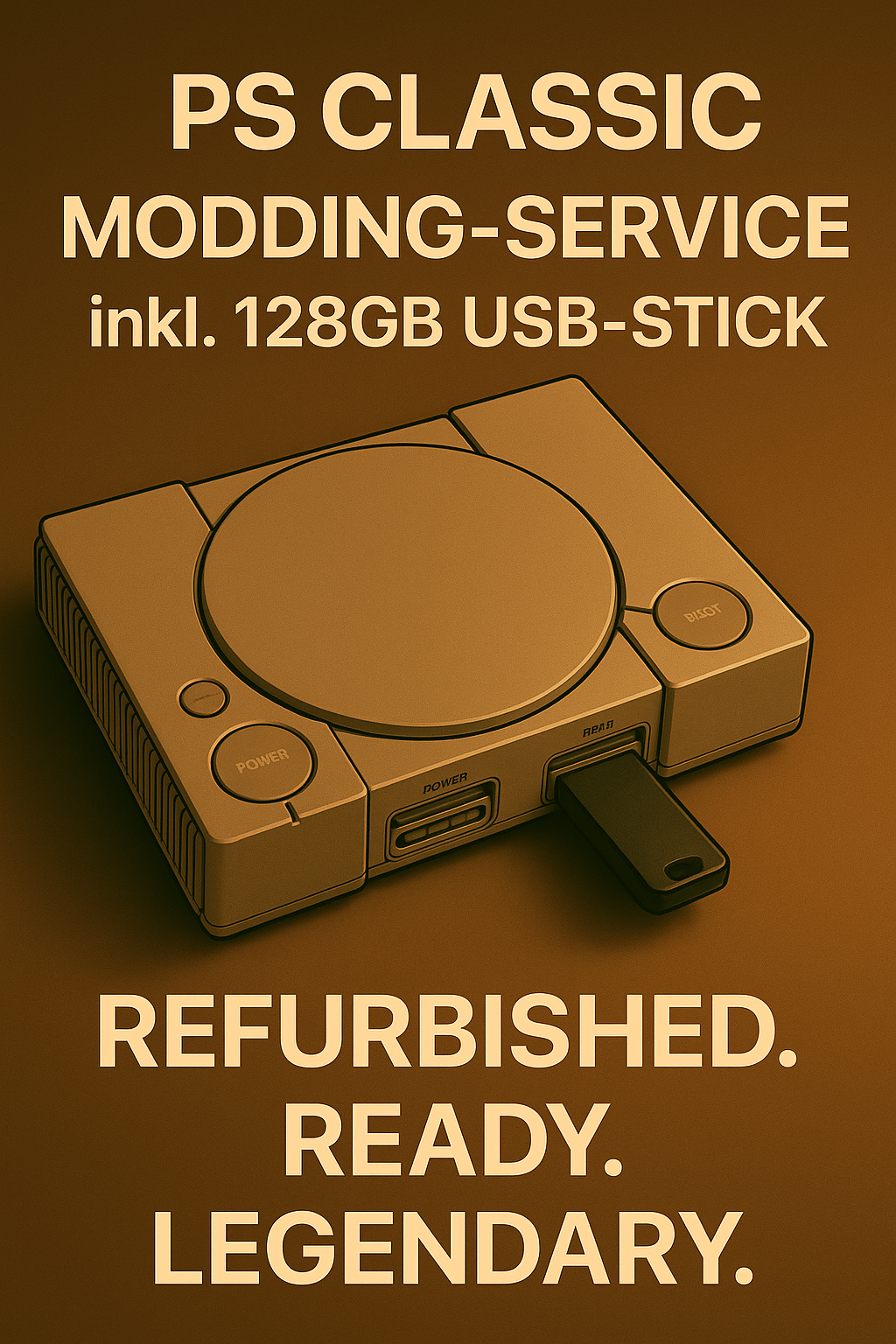 PS Classic Modding-Service + 128GB Stick