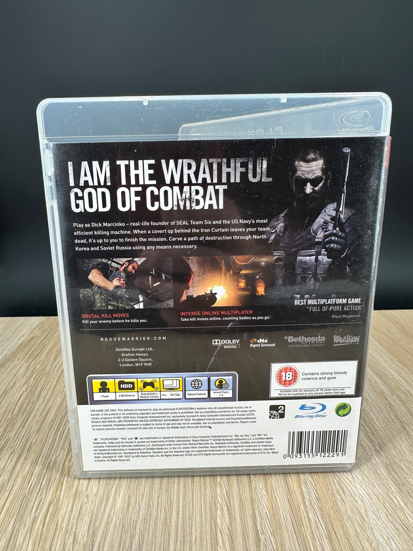 Rogue Warrior – PS3 / PlayStation 3 Spiel | Ego-Shooter | PEGI 18