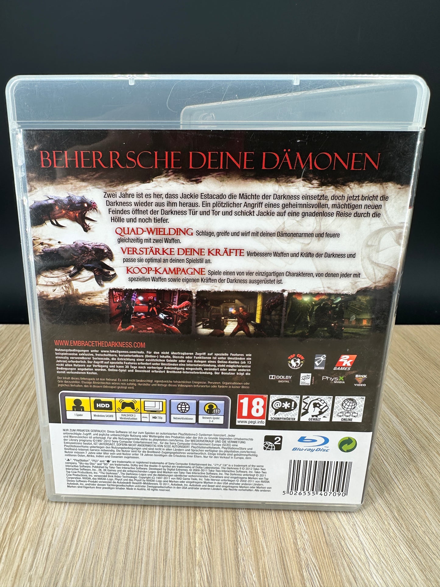 The Darkness 2 – PS3 / PlayStation 3 Spiel | Ego-Shooter | PEGI 18