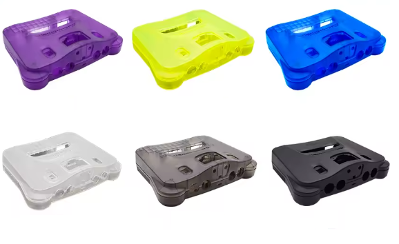 Nintendo 64 HDMI-Umbau – Original & transparente Shells