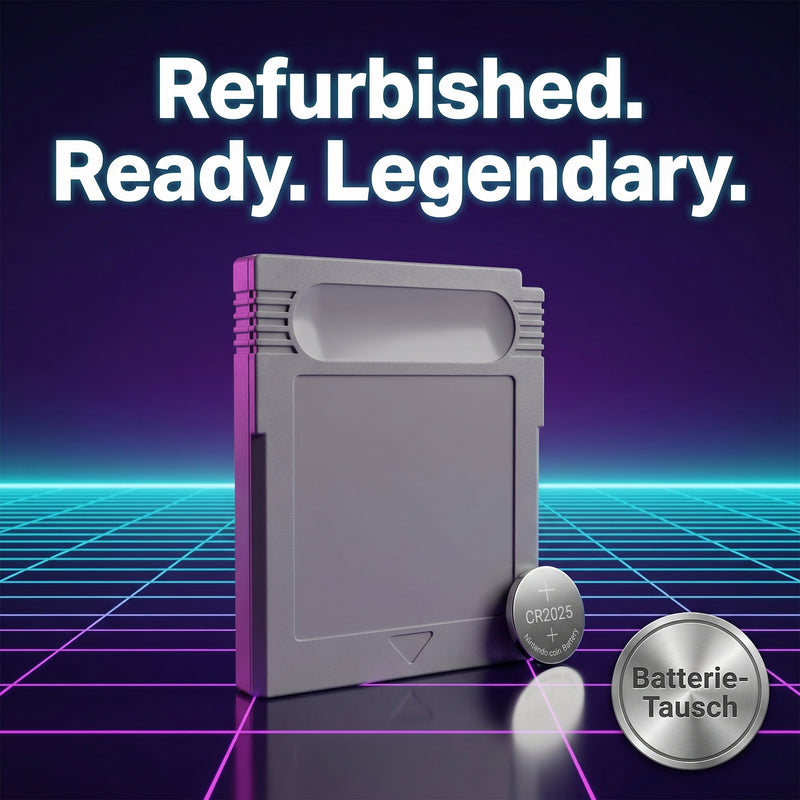 Cartridge-Batterie tauschen - Spielstand retten