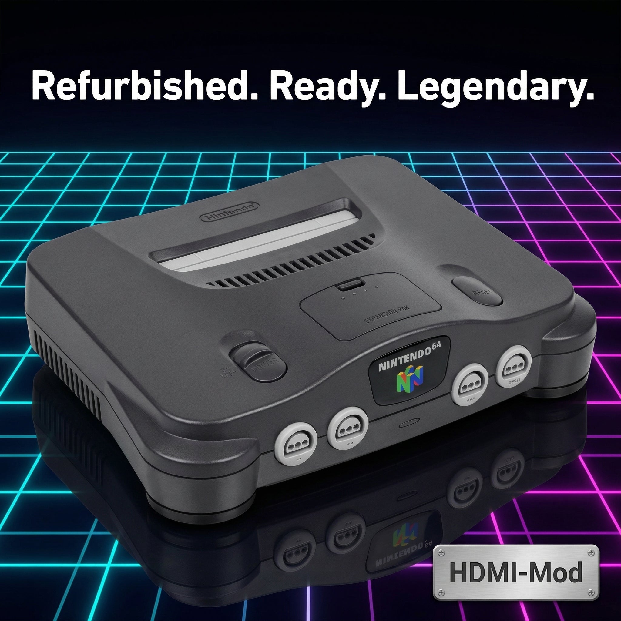 Nintendo Hdmi Mod Nintendo 64 mit HDMI-Mod – Ready to Play | Original oder Transparent ...