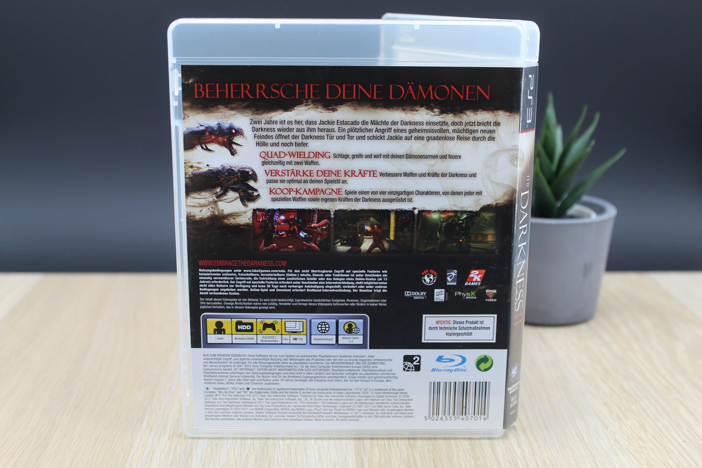 The Darkness II – PS3 – Zustand gut