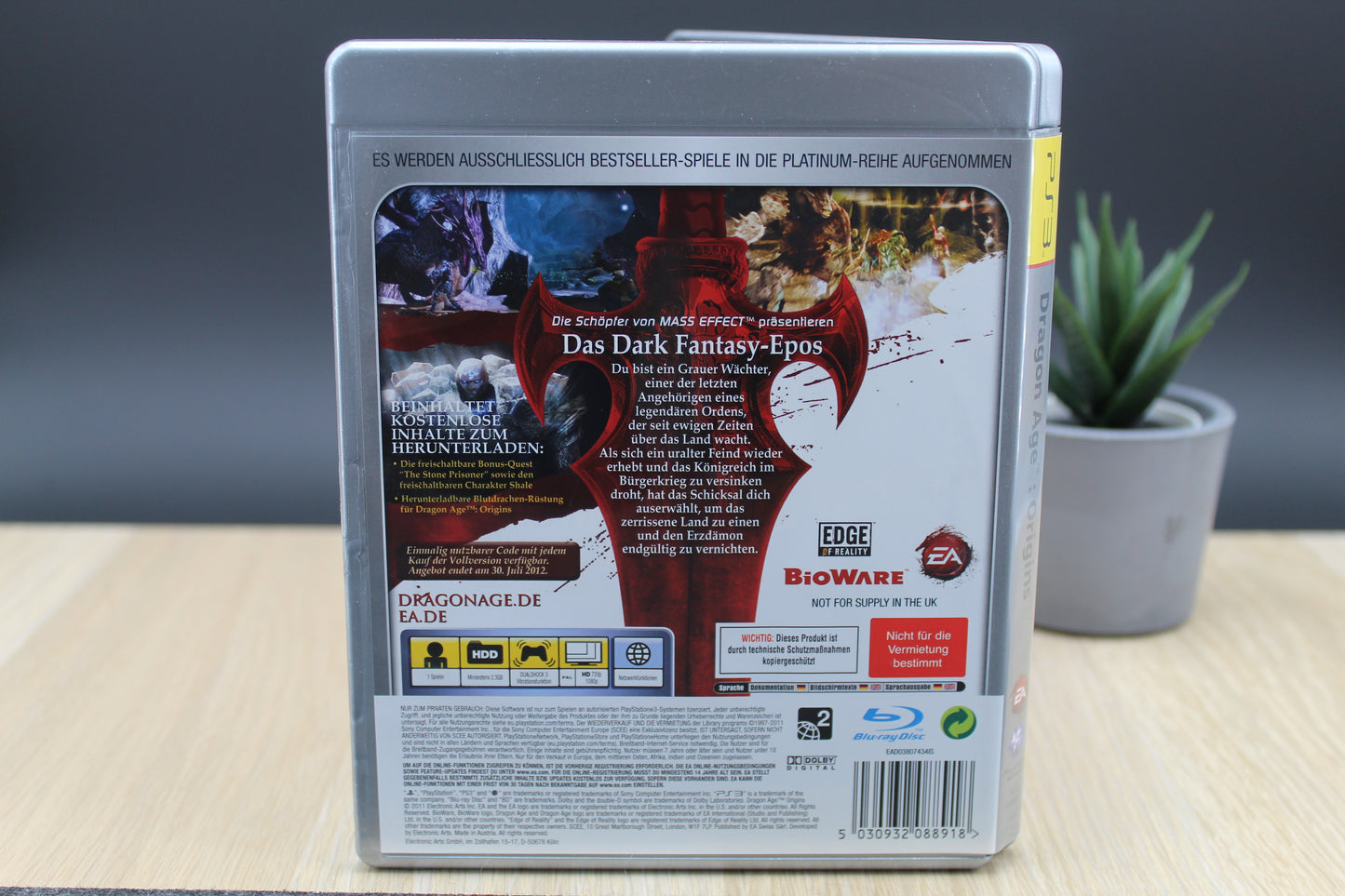 Dragon Age: Origins – PS3 – Platinum Edition – Zustand gut