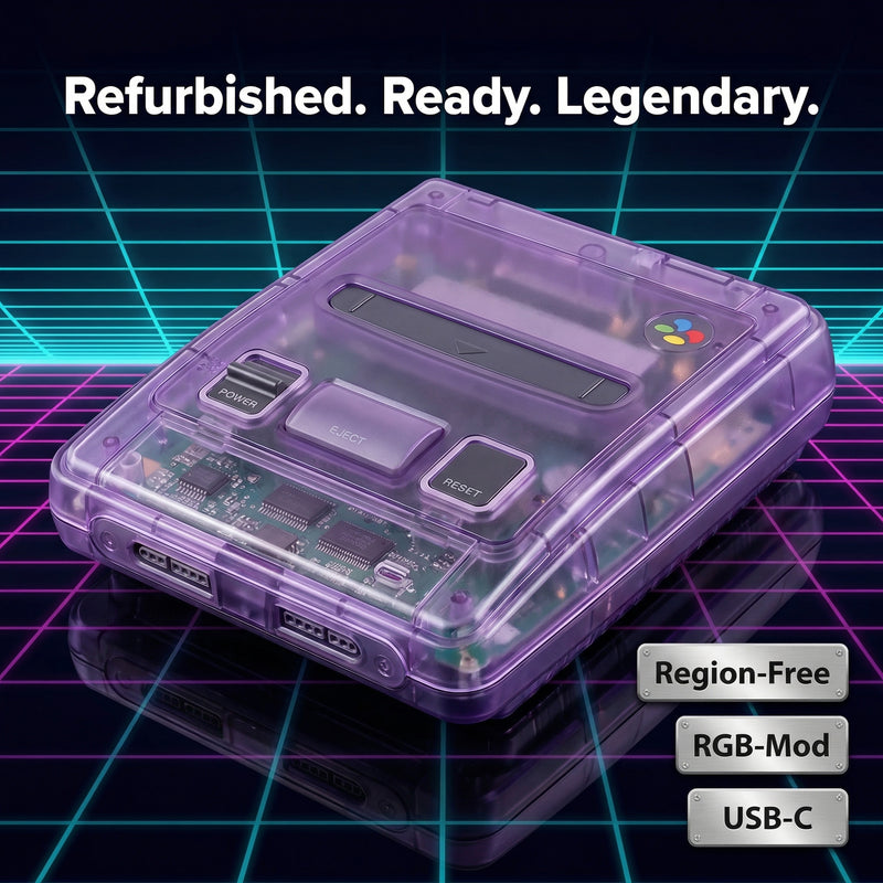 SNES Modding-Service - Region-Free, RGB-Mod und USB-C