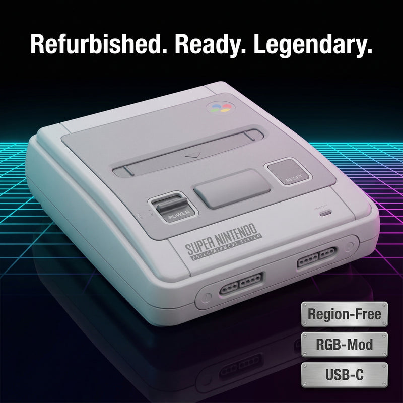 Super Nintendo kaufen - Region-Free, RGB-Mod und USB-C